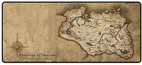 The Elder Scrolls V: Skyrim Mousepad Province of Skyrim