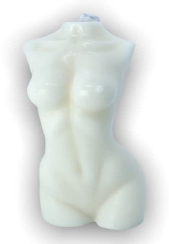 Body Candle | Nachhaltige Deko Körper Frau mit Kurven Kerze aus Sojawachs | Handmade, Germany | 100% vegan | Frau - 5 x 6 x 10 cm (Ariadne)