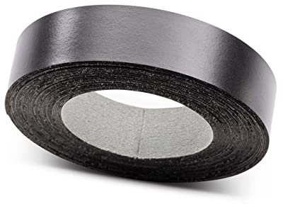 ben+camilla.com Kantenumleimer Schwarz 30 mm x 5 m zum Aufbügeln für Möbelbauplatten und Regalbretter