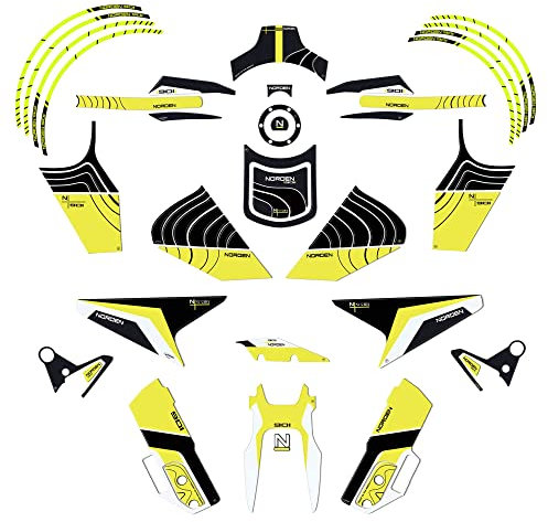 labelbike - Komplettset 3D Aufkleber aus Harz Motorradschutz kompatibel mit Husqvarna Norden 901