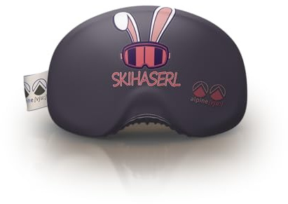 alpine [vju:] - Skibrillen Schutz | Goggle Schutz Cover | elastisch aus Mikrofaser | Unisex