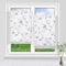 Allesin Plissee ohne Bohren verdunkelung mit Muster verdunklungsplissee Klemmfix, Reben 90x80cm (BxH) Thermo Plisees Blickdicht 100% verdunklung für Fenster & Tür