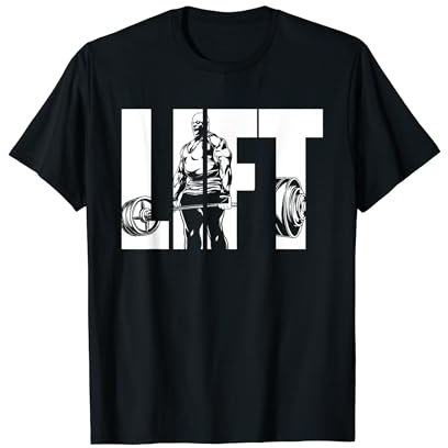 Lift - Ronnie Coleman Bodybuilding Gym Fitness Motivierend T-Shirt