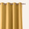 ROOM99 Vorhang mit Silberen Ösen Aura 140 x 240 cm Breite x Höhe Schiebegardinen Modern Curtain Wohnzimmer Schlafzimmer Senf, 1 Stück