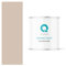 Q-COVER Keramik Farbe 2L (ca.14m²) Mandel Wandfarbe Innenfarbe Abwaschbar Klasse 1 Mattfarbe Deckenfarbe Scheuerfest Küche Bad Treppen Ceramic Hohe Deckkfraft