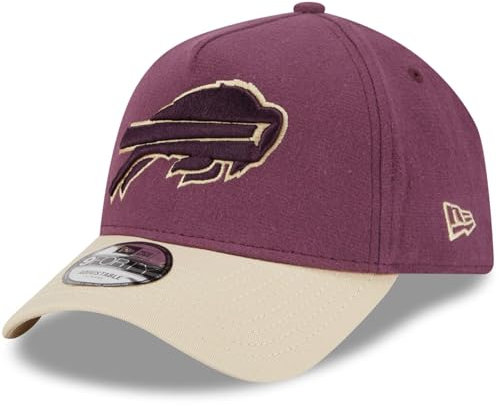 New Era A-Frame 9Forty Cap Moleskin Buffalo Bills Maroon