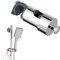Convient aux Tuyaux de Douche de 16 à 27 mm de Diamètre Support de Douche Rotatif à 360° ABS Support Douche Sans Percage Porte Pommeau de Douche Livré avec Crochet au Bout