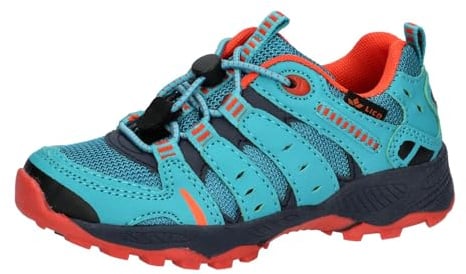 Lico Unisex Kinder Fremont Trekkingsschuhe, Petrol Marine Orange, 35 EU