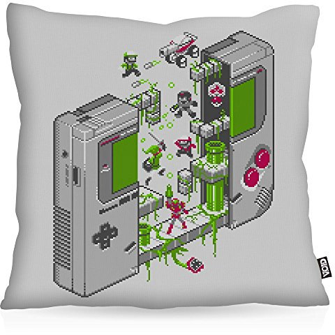VOID 8-Bit Game Nostalgie Kissenbezug Kissenhülle Outdoor Indoor Pixel Boy, Kissen Größe:40 x 40 cm