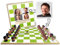 Luudoo Personalisiertes Schachspiel - Bedruckt mit ihren Bildern - Holzvariante mit 3D-Figuren