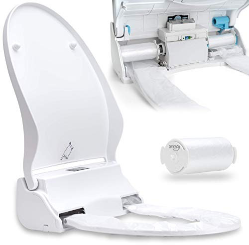 DANOSAN Innovativer Hygiene WC-Sitz mit automatischem Folienwechsel & UV-Desinfektion für perfekten Schutz vor Viren & Keimen - Berührungslose Bedienung & maximale Hygiene
