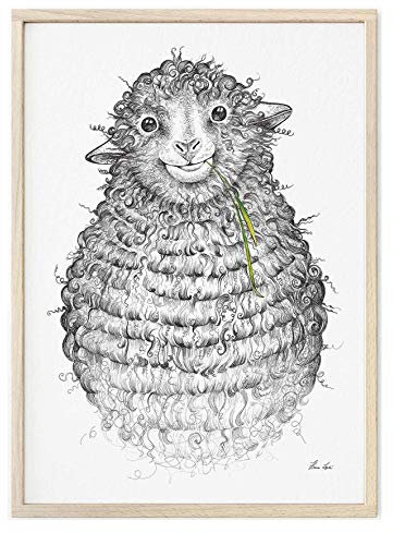 Ligarti Kunstdruck | hochwertiges Poster | Künstlerin Hanna Ligeti | (Wollfried, A4)