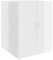 vidaXL Waschmaschinenschrank Badschrank Badmöbel Badezimmerschrank Schrank Badezimmermöbel Trocknerschrank Hochglanz-Weiß 71x71,5x91,5cm