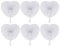Toddmomy 48 Pcs Blank Fans Paper Folding Fans Handheld White Wedding Heart Shaped Accordion Fans for Crafts Party Decorations
