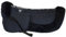 Engel Reitsport | SAKIS2AP-L-SCH-SCH | Sattelkissen aus echtem Merino Lammfell | Korrektur Aufpolsterbar | mit Fellrand v&h | L | Stoff schwarz Fell schwarz