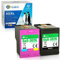 G&G 302 XL Ersatz für HP 302 Druckerpatronen 302 XL für HP Envy 4525 4520 Officejet 3830 3831 5230 5220 Deskjet 3630 3632 3636 2130 (Schwarz, Farbe)