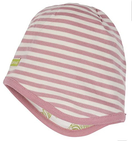 loud + proud Mädchen Zum Wenden, GOTS Zertifiziert Mütze, Aster, 51-52 EU