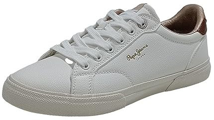 Pepe Jeans Damen Kenton Class W Sneaker, White (White), 40 EU
