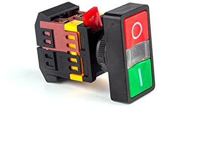 KLVN 22mm/25mm/30mm APBB-22/AS22/PPBB-30 Encendido/Apagado Interruptor de botón pulsador 10A/660V reinicio automático/Interruptor de luz momentáneo (Color : AS-22, Size : 24V)