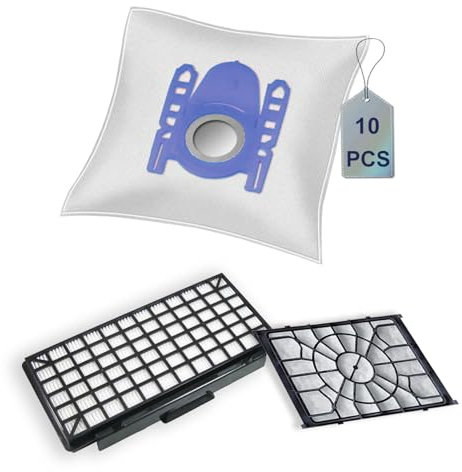 AVAENZO 10 Staubsaugerbeutel für Simens Q5.0 VSQ5X1230 extreme Silence Power Q8.0 VSQ8SEN72 Z7.0 IQ700 Typ G ALL Staubbeutel Hepa Filter Motorschutzfilter