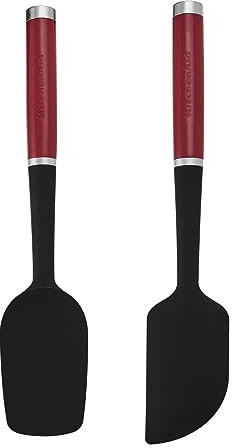 KitchenAid Universal 2pc Silikon Spatel Set - Empire Rot