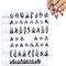 6 Blätter Flammen Nail Art Sticker Aufkleber Abziehbilder 3D Selbstklebende Flamme Nagelaufkleber Nagelkunstdesigns Für Maniküre-Tipps Dekoration DIY Nail Art Supplies