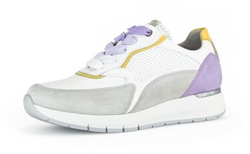 Gabor Damen Low-Top Sneaker, Frauen Halbschuhe,Leichte Mehrweite (G)