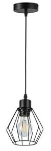 Hängende Leuchte, Pendelleuchte, E27 Otto x1 schwarz, 2493