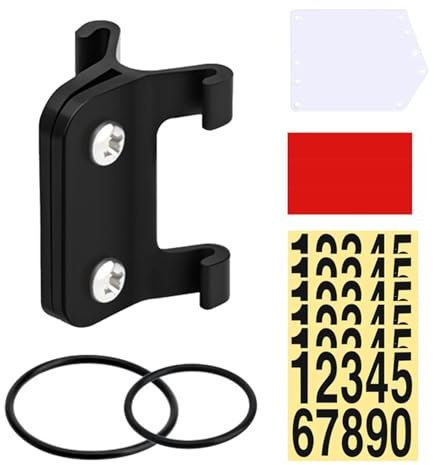 Race Numbers Plate Tour De France Number Mount for Seat Post Cycling Racing Nummernschild Halterung Rennkarten Halterung Fahrrad Nummernhalterung Radsport Wettbewerbs Nummernhalter