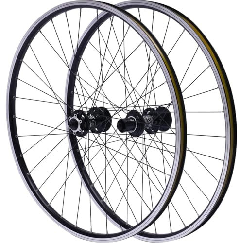 Mountainbike Laufradsatz 26/27.5/29 Zoll Fahrradfelge 7-12 Gang MTB Mountainbike Laufradsatz Vorne/Hinten Aluminium Felge Nabe Fahrrad Räder, Doppelte Sechs-Loch-Scheibe B,29in