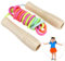 Corda Per Saltare Bambini, Corda Per Saltare, 250cm Corda Per Saltare Arcobaleno Per Bambini Regolabile, Con Manici In Legno E Corde Di Cotone, Adatte Per Fitness/Scuola/Regali, Interni Ed Esterni.