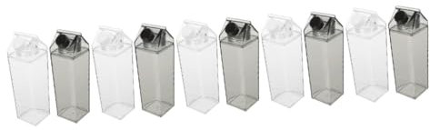 Ciieeo Bouteille Deau En Forme De Carton Bouteille Deau Réutilisable Et Étanche Pour Le Fitness