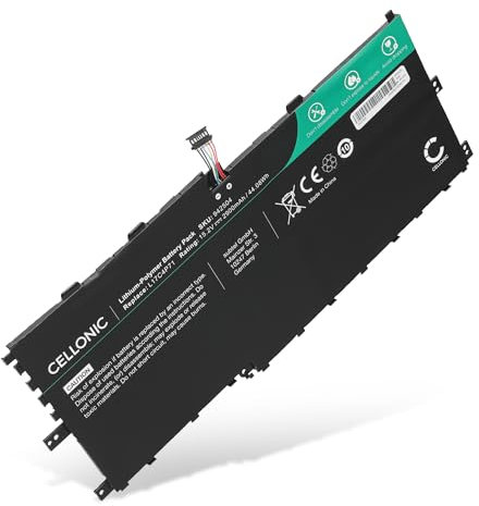 CELLONIC Batería L17C4P71 Compatible con Lenovo ThinkPad X1 Yoga Gen 3, Lenovo 01AV475 2900mAh 15.2V