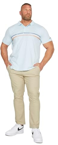 BadRhino Big & Tall Beige Stretch Chinos - Men's - Plus Size Curve