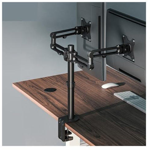 DRJBBODVQ Dual-Monitor-Computermonitor-Standarm-Desktop-Gaming-Büro-Gimbal-Lift-Desktop