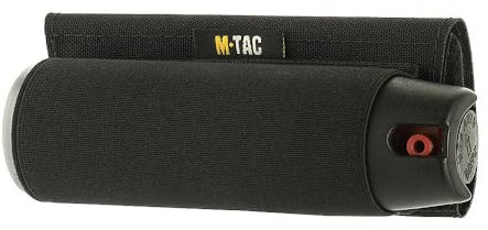 M-Tac Gen. II Tactical Pfefferspray-Halter elastisch – Flexibler Haltegurt für Standard-Pfefferspraydosen, schneller Zugriff, robuster Klettverschluß, perfekte Passform am Einsatzgürtel, Black