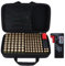 Peyyargo Hart Batterie Organizer Aufbewahrungsbox kompatibel mit 122 Batterien AA AAA C D 9V (Batterien sind Nicht enthalten), S Größe Tasche