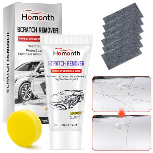 Auto Kratzer Reparaturpaste Kit, Autos Kratzer Entferner, 2025 Neues Nano Sparkle Tuch Auto Kratzerentfernungs Original,mit Nano Tuch und Schwammball, für Fahrzeuge Autos Reparatur Kit