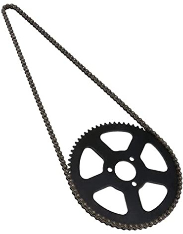 Sudemota 25H 136 Chaîne + 68T Pignon 2 Temps 47CC 49CC pour Mini Petite Voiture de Sport Pocket Bike Off-Road Moto Remplacement