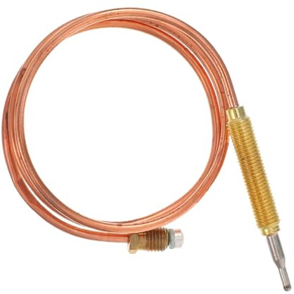 Alasum Thermocouple Gaz pour Sécurité Chauffage Mural Capteur Thermocouple pour Détecteur Sécurité Foyer Gaz Accessoire Remplacement Chauffage Extérieur