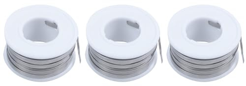 Mcnhbdgg 3pcs 7.5M 24.6Ft 0.2X3mm Nichrome Flat Heater Wire for Heating Elements