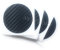4x Nabendeckel Folie 60mm Carbon schwarz