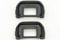 PROtastic® Replacement EF Eyecup For Canon EOS 450D 500D 550D 600D 650D 1000D 1100D Cameras (2 Pack)