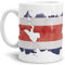 Tassendruck Flaggen-Tasse Costa Rica Rica Weiss - Fahne/Länderfarbe/Wasserfarbe/Aquarell/Cup/Tor/Qualität Made in Germany