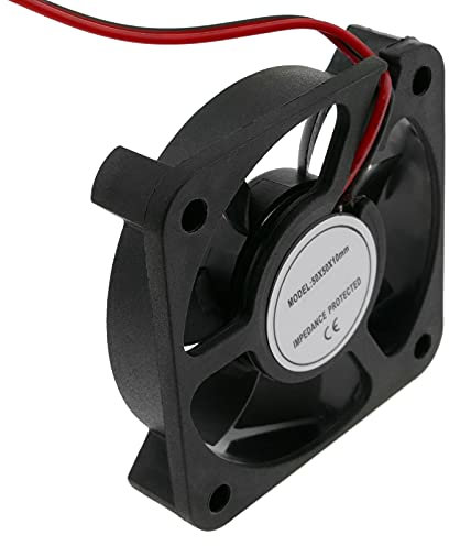BeMatik - Ventilador de chasis 50x50x10 mm de 5 VDC para Caja de Ordenador
