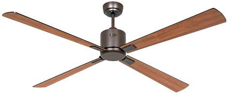 CasaFan Ceiling fan Eco Neo III 152cm BZ-SW / TK 949303 - Black lacquer, teak
