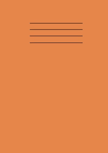 Graph Paper Notebook A4: Maths Exercise Book: 5mm (0.5cm) squared Paper for Mathematics, Graph, Writing Pad A4, 100 Pages Quad Ruled - Orange Paperback