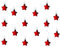 Colour-up X-Mas Mini Sterne, 8er Set, Sterne Sortiment 8 Stück rot - Räder Design