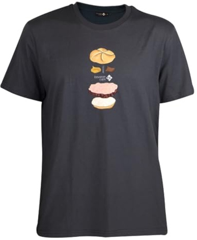 Bavarian Caps T-Shirt Bavarian Burger Unisex grau - L