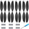 Bocguy Drohne DJI Mavic Mini Propeller genotyping 24 schraube x 4, Mavic Mini Drone Ersatzteildroplets 4726 (Silver)